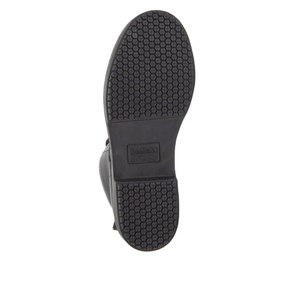 Tredsafe Women's Raven Slip Resistant Black Lace-Up Ankle Boots - Picture 4 of 8